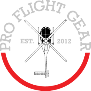 Pro Flight Gear Helicopter Logo - Premium Aviation Flight Gear