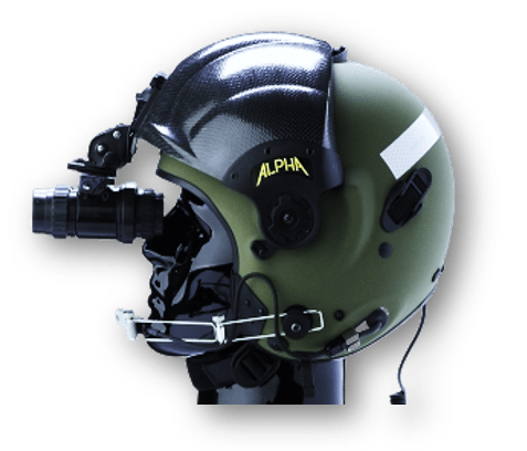 ALPHA Eagle Flight Helmet - NVG Down