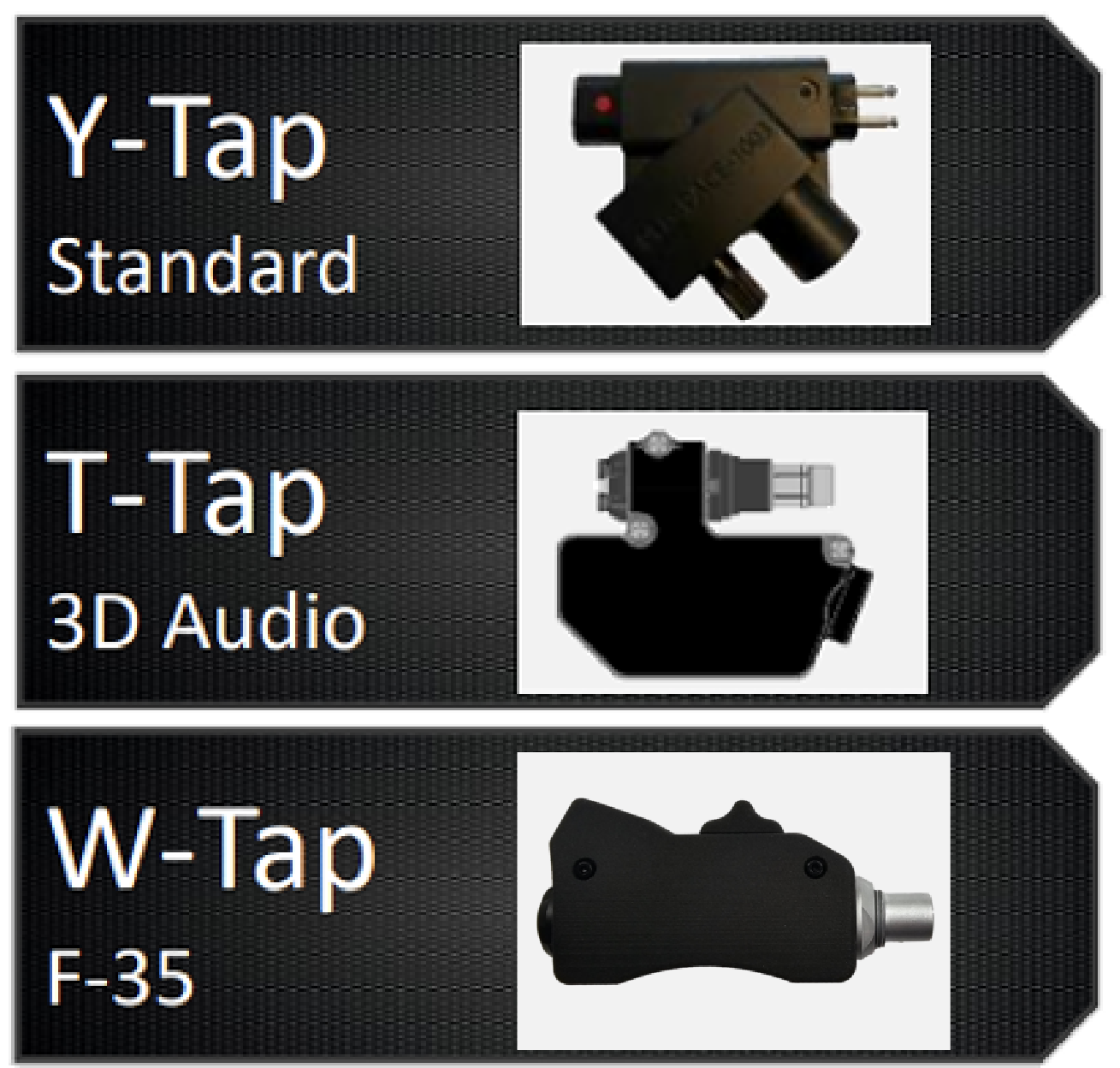 PFG PACE Fly Tap Types